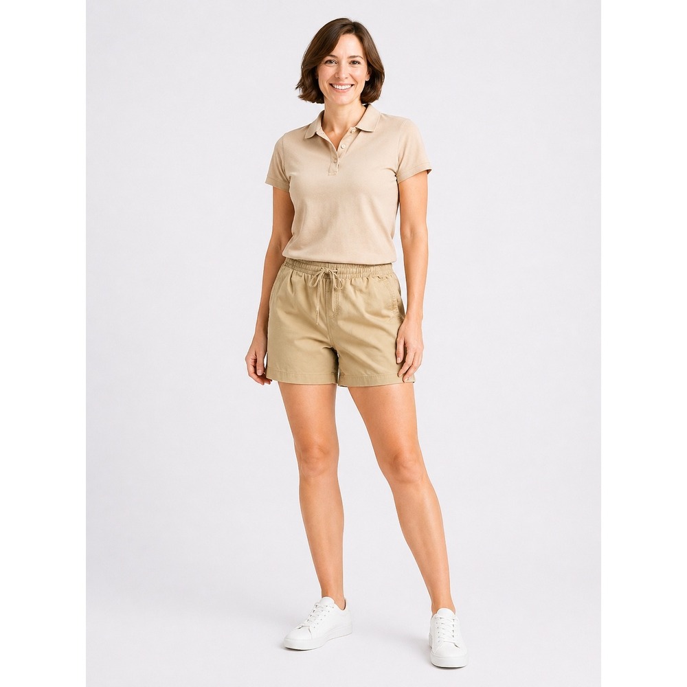 Sonoma Pull On Shorts Large Tan NWT Elastic Waist Casual Summer